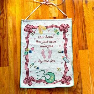Unique baby girl door tapestry
